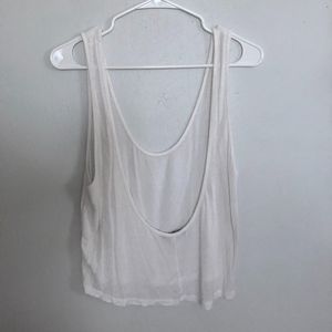 Low Back White Brandy Melville Top